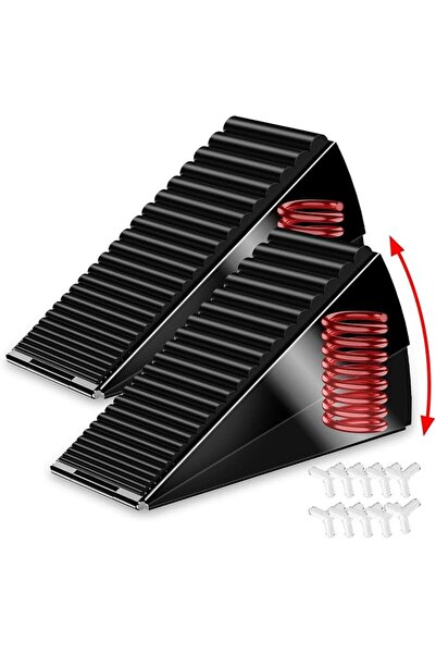 GENERAL 2 Pack Strongest Spring Large Door Stoppers, Heavy Duty Doors Stopper...