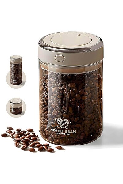 Yelajoy 1100ml Airtight Coffee Canister, Premium Glass Coffee Storage Contain...