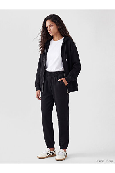 LC Waikiki Γυναικεία φούτερ παντελόνια Jogger με κορδόνι στη μέση από το Shin...
