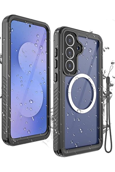 KASTWAVE Waterproof Case for Galaxy S25 FE Magnetic, IP68 Heavy Duty 360° Ful...