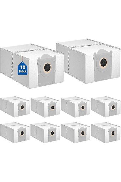 GENERAL Pack of 10 Vacuum Cleaner Bags for Ecovacs Deebot X8 Pro OMNI / X9 PR...