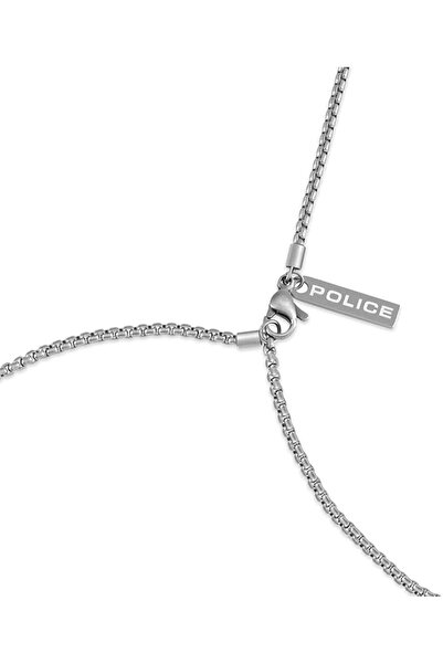 Police Bat Sheild Limited Edition Stainless Steel Pendant Necklace for Men