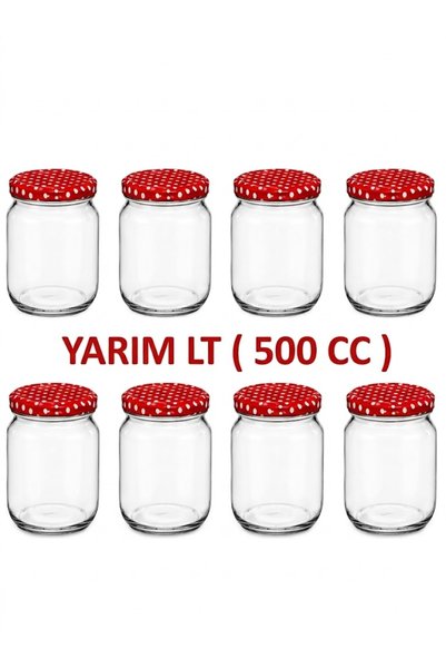 USTAOGLUHOME KONSERVE KAVANOZ SETİ 8 Lİ