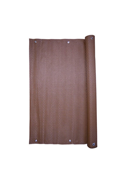 Solplant Paravan pentru balcon, terasa, gard, UV, 800 g/m2, maro, 3x0.9 m