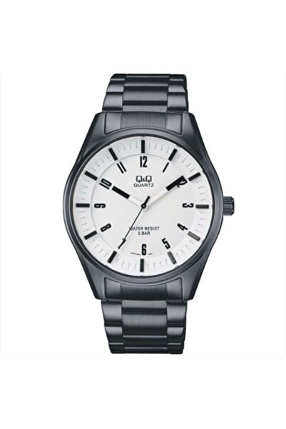 Q&Q Ceas QA54J404Y, metalic, gri închis, carcasă de 42mm