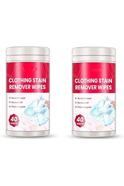 NALACAL 40PCS Clothing Stain Remover Wipes, Individually Wrapped Portable Wet...