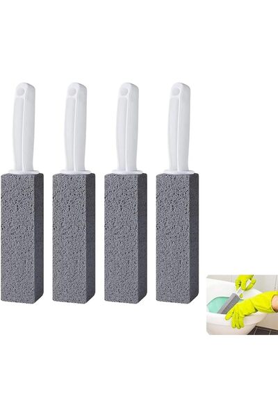 ALMEKAQUZ 4 Pack Toilet Cleaner, Hard Water Build up Remover with Ergonomic H...