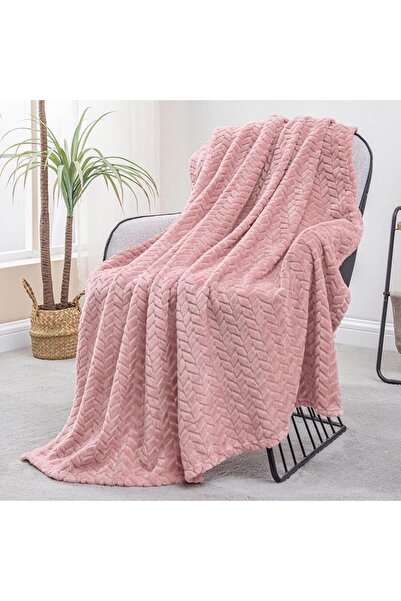 Exclusivo Mezcla Fleece Throw Blanket for Couch, 50x70 Inches Soft Cozy Jacqu...