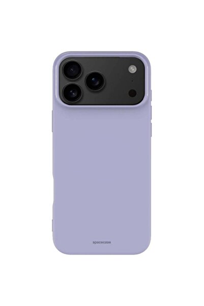 spacecase Θήκη iPhone 17 Pro Max Silicone Case Σιλικόνης - Light Purple