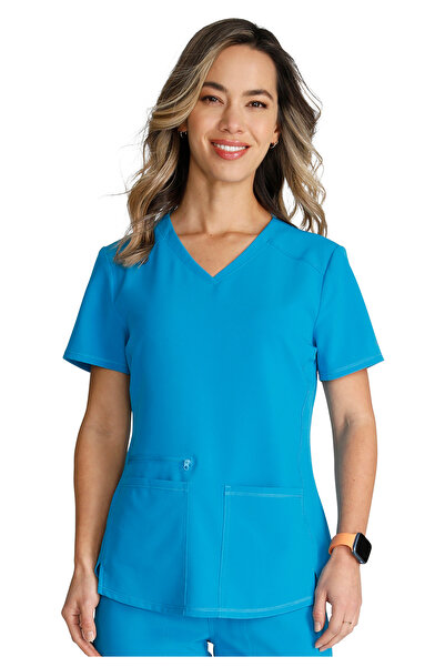 Cherokee CKA685 Γυναικείο SCRUBS Μονό Τοπ – Εισαγόμενο, Σύγχρονη Κοπή, 3 Τσέπ...