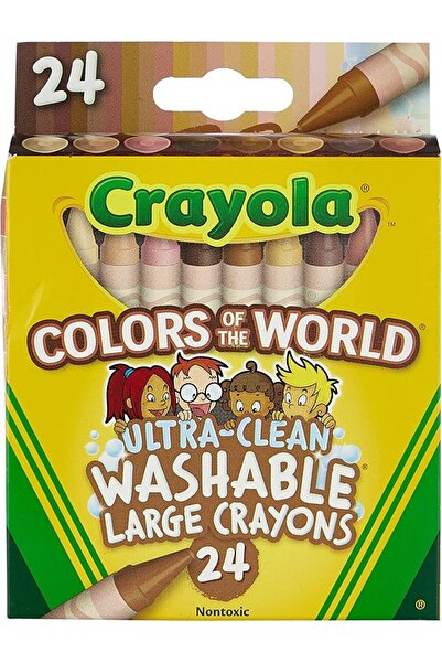 Vans x Crayola أقلام تلوين كرايولا كبيرة الحجم فائقة النظافة وقابلة للغسل، أل...