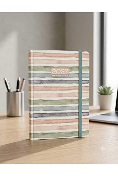 Gıpta 2027 Akademik Ajanda 17X24 Haftalık İplik Dikişli Sert Kapak Ajanda 160...