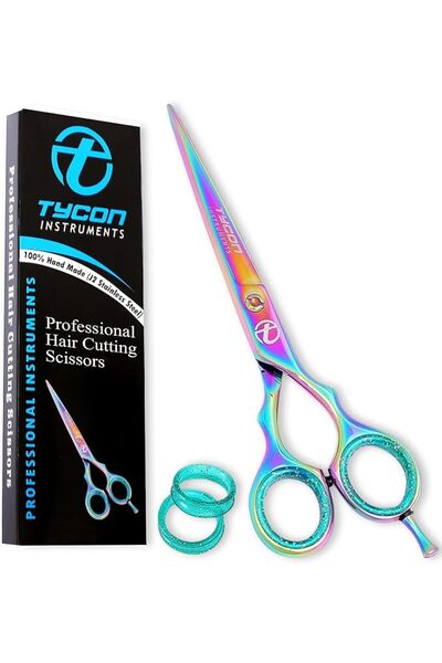 Tycon Instruments مقصات شعر - مقصات قص شعر احترافية - مقصات جذابة بطول 6.0 بو...