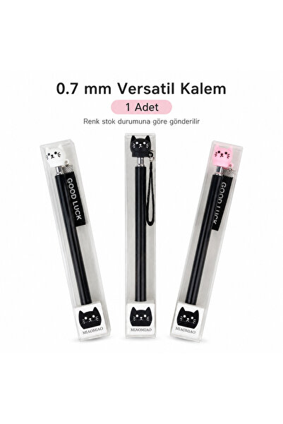 bakgelal Kedi Figürlü Versatil Kalem – Sevimli Tasarım 0.7 mm Mekanik Kurşun ...