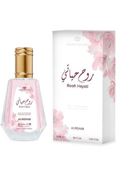 Al Rehab perfumes Al Rehab Rooh Hayati Eau De Parfum – 50ml Spray for Women – Chypre Fruity Fragrance – Sweet Apricot,