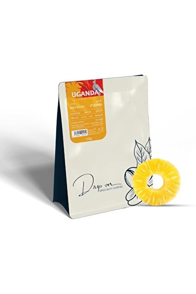 Drip on coffee حبوب قهوة أوغندا المحمصة المميزة من دريب أون 125 جرام