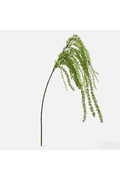 OEM Ramură artificială de lavandă 123cm Alb și Verde