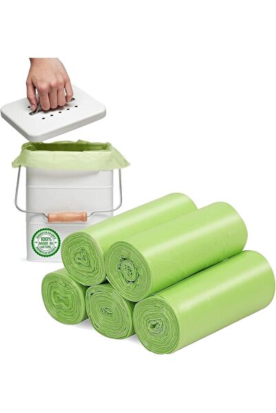 KASTWAVE 1.2 Gallon Small Trash Bags 100 Count, Compostable Mini Garbage Bags...