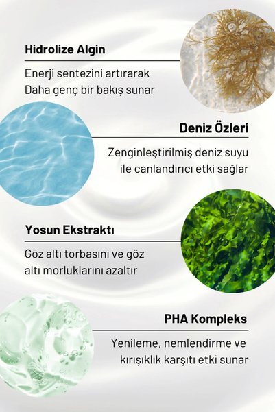 Genel Markalar Yeşilmarka Göz Altı Ve Çevresi Krem - Göz Altı Torbaları Için - Kolajen Üretimini Destekleyici 30 ml