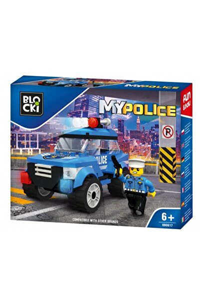 Blocki MyPolice KB0617 Σετ Κατασκευής Αστυνομικού Οχήματος Περιπολίας, 111 Τε...