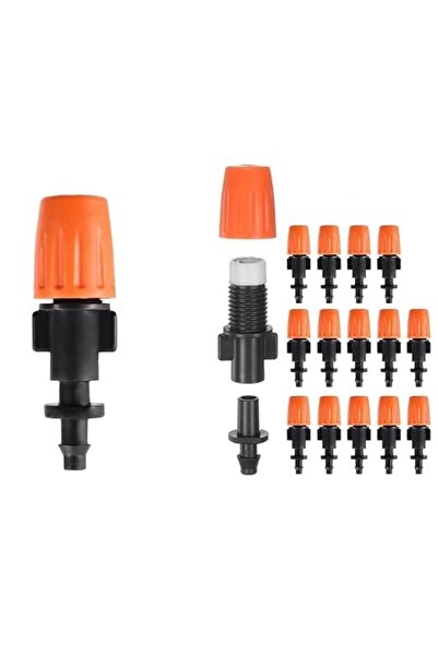 HASTHIP 20Pcs Garden Sprinkler Mist Spray Nozzles, Universal Drip Irrigation ...