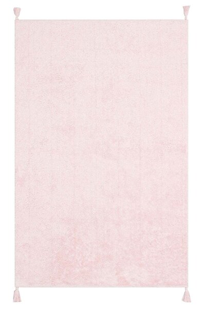 COTTON BOON CBN PLAIN POWDER Yıkanabilir Kaymaz Tabanlı Naturel Pamuk Bebek Halısı