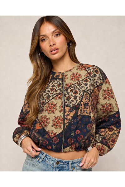 Aida Fashion Kapitone bomber kısa ceket