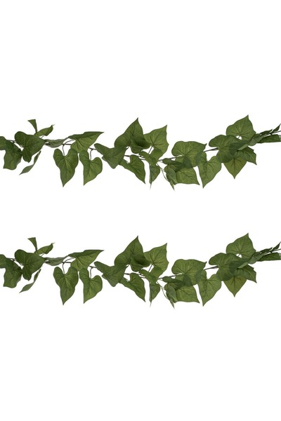 OEM Ghirlandă artificială de iederă verde de 180 cm pentru decorațiuni