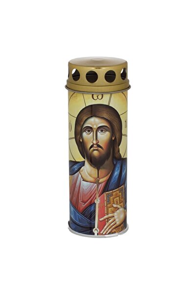 OEM Lumânare LED cu imaginea lui Isus, 6.5x18cm