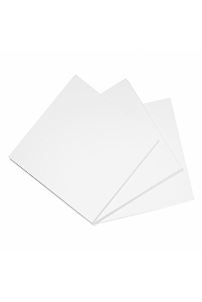 OEM Pânză albă pentru pictură 20x20cm - 3 bucăți