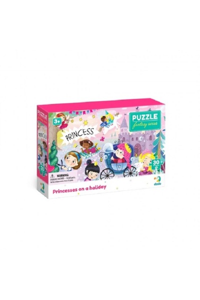 Dodo Puzzle pentru copii Prințesele în vacanță Fantasy 30 piese 27 × 20 cm