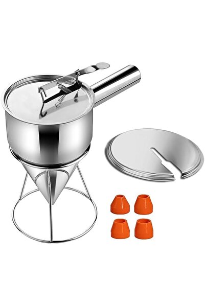 GENERAL JKJ&ZXZ Stainless Steel Pancake Batter Dispenser with Stand, Detachab...