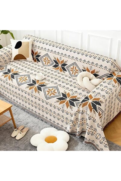 InnoVista غطاء أريكة، بطانية أريكة بوهو 180 × 230 سم