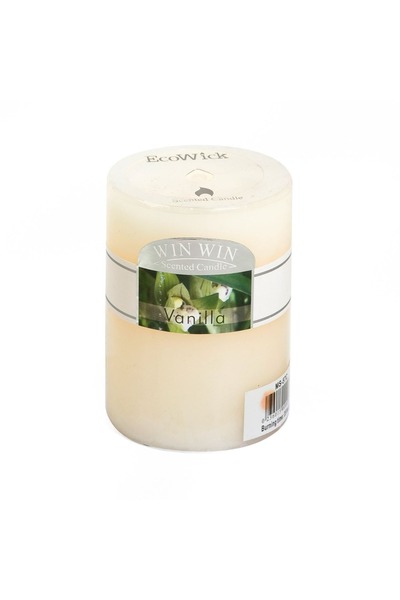 OEM Lumânare EcoWick cu parfum de vanilie 6.8x9.5cm Crem