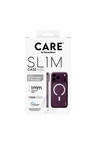 Panzer Glass CARE™ Slim MagSafe Kılıf Transparan iPhone 18 Pro Max | 17 Pro Max