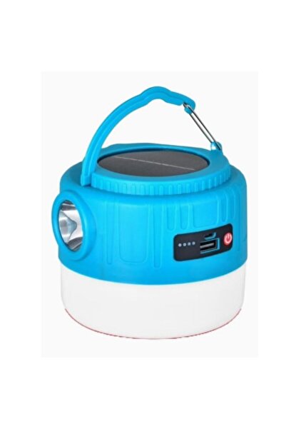 Tradeo Solar Emergency Charging Lamp, Rechargeable LED Camping Lantern with S...