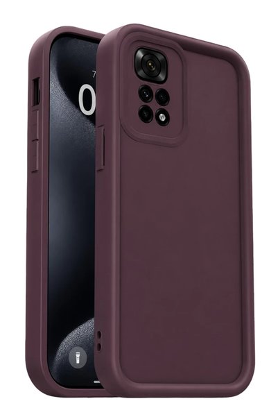 Bezos حافظة متوافقة مع هاتف Xiaomi Redmi 10 2022 من السيليكون - بلون البرقوق