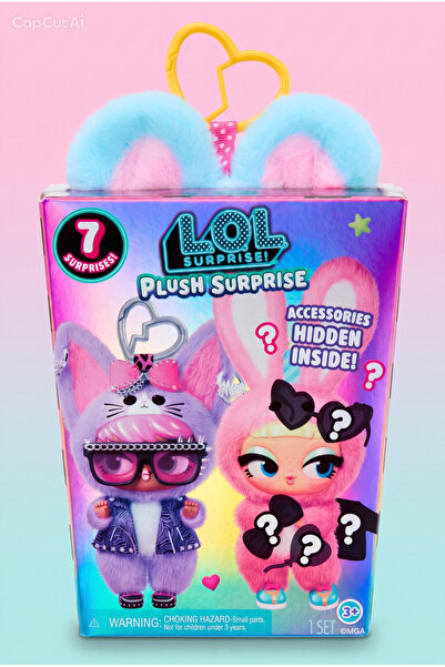LOL Jucărie de pluș surpriză L.O.L. Surprise! Plush Surprise, conține 1 singu...