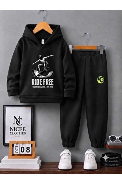 Leto Lykia Παιδικό Σετ Φόρμας Unisex (KAY KAY RIDE FREE ΧΕΙΜΕΡΙΝΗ ΕΚΤΥΠΩΣΗ)