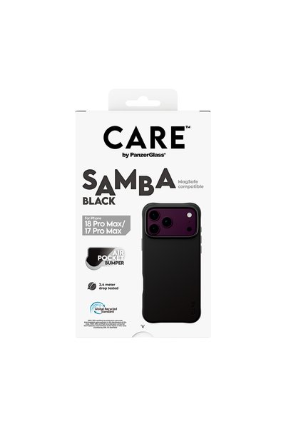 Panzer Glass CARE™ Samba MagSafe Kılıf Siyah iPhone 18 Pro Max | 17 Pro Max
