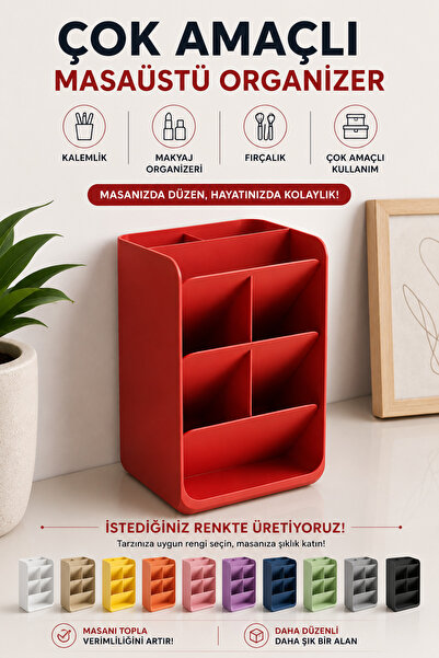 Neo Gift Masa Üstü Çok Amaçlı Organizer / İstediğiniz renkte üretim