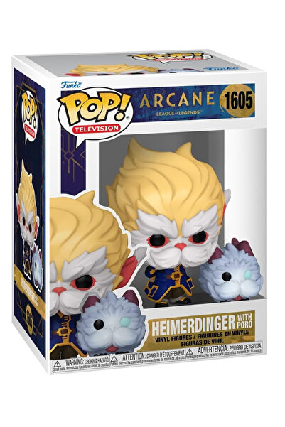 Funko POP : ARCANE - HEİMERDİNGER WİTH PORO
