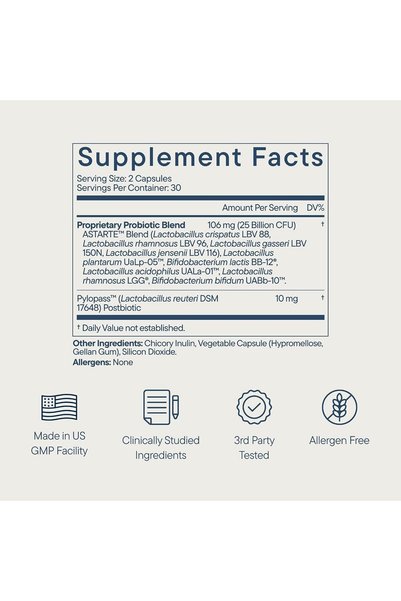 Zenwise Health Tribiotic, Probiotics, Prebiotics for Women - 60 CT