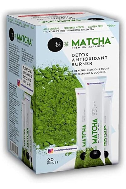 Matcha Premium Japanese Antioxidant and Detox Tea - 1 Box (20 Pieces)
