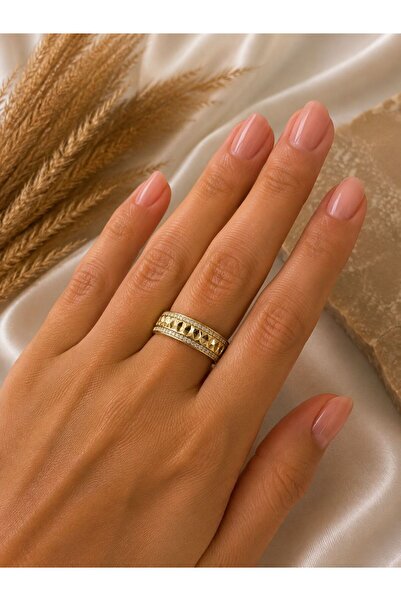 XUPING JEWELRY 14K Kuyumcu Model Tasarım Taşlı Xupıng Çelik Yüzük