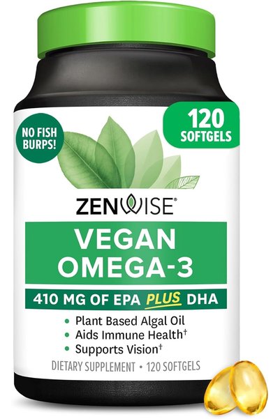 Zenwise Health Vegan Omega-3 with Life's Omega, 120 Softgels