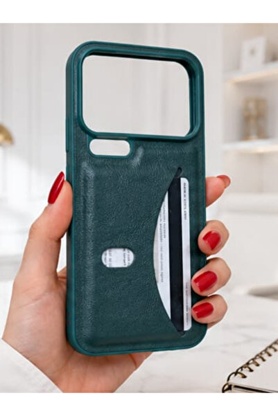 CaseTechnoo Mi 17 Pro Max Kartlık Detaylı Ultra Premium Süet Deri Darbe Koruy...