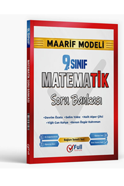 Full Matematik Yayınları 9. Sınıf Full Matematik Soru Bankası (Maarif Model)