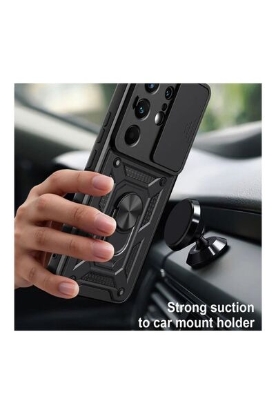 HANPORIUM Tecno Camon 50 Pro 5G Uyumlu Tank Kılıf - Extra Darbe Koruma Zırhlı Outdoor Kapak - Lacivert