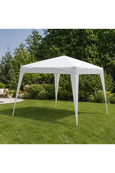 Solplant Pavilion pentru gradina/terasa, cadru metalic, material Oxford, plia...